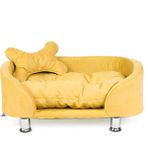 Pet Kybele Büyük Irk Köpek Yatağı 80X55 cm - Sarı - 80 x 55 cm