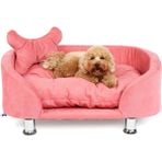Pet Kybele Kybele Büyük Irk Köpek Yatağı 120X80 cm - Açık Pembe - 80 x 55 cm