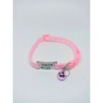 Pet Love Kedi Künyesi, Köpek Künyesi, Isimli Kedi Tasması, Isimli Köpek Tasması - Min. 19 cm - Max. 32 cm - Açık Pembe