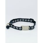 Pet Love Kedi Künyesi, Köpek Künyesi, Isimli Kedi Tasması, Isimli Köpek Tasması - Min. 19 cm - Max. 32 cm - Siyah