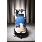 Pet Luxe Miji Denim Polarlı Köpek Kıyafeti (Lacivert)