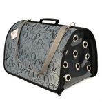 Pet Pretty 28x44x28 cm Gri Flybag Kapalı Kedi ve Köpek Taşıma Çantası