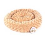 Pet Pretty Açık Kahve 55x55 cm Simit Köpek Yatağı