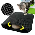 Pet Pretty Elekli Kedi Tuvalet Paspası Siyah 50X60 Cm