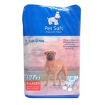 Pet Soft Köpek İçin Alt Tuvalet Bezi XLarge 38-58cm 12 li