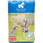Pet Soft Köpek Tuvalet Bezi Çiş Bezi 12 Adet - Beyaz - M