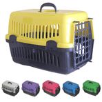 Pet Style Kedi Köpek Metal Kapılı Büyük Boy 49,5 cm Plastik Taşıma Çantası