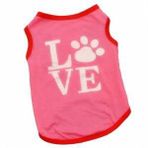 Pet Style KEDİ VE KÖPEK İÇİN LOVE ELBİSE,KIYAFET, XS-S-M-L BEDEN SEÇENEKLERİ İLE PAPYON HEDİYELİ TPO-191