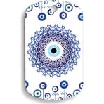 Pet Tag Art Nazar Boncuğu Mandala Pet Tag