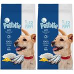 Petbite Yavru Köpekler İçin Balık Etli Kuru Köpek Maması (1 Kg, Balık) 2li paket