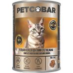 Petcobar Tavuk Etli Ezme/pate Yetişkin 6,12,20 x 400 gr Yaş Kedi Maması Konserve 60% Et
