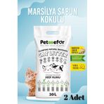 Petefor 20 LT Marsilya Sabunlu Kedi Kumu X2 Adet