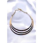 Petek Aksesuar METALİZE CHOKER TASMA KOLYE