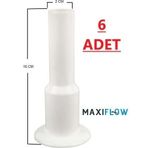Petek Boru Gizleme Aparatı Beyaz - Boru Gizleyici 6 ADET
