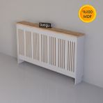 Petek Kaplama Dresuar ( 140 cm ) Petek Önü Kapatma Petek Kaplama BPKM002 - Atlantik Çam - Beyaz