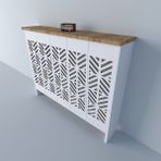 Petek Önü Kaplama Dresuar ( 100 cm ) Petek Önü Kapatma Petek Kaplama BPKM001 - Atlantik Çam - Beyaz