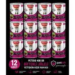 Peteko Kedi Konserve Yaş Maması Biftekli 400 gr * 12 Adet - Sığır