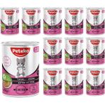 Peteko Yavru Kedi Tavuklu ve Jöleli Konserve Mama 400 Gr x 12 adet