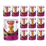 Peteko Yetişkin Köpek Biftekli ve Jöleli Konserve Mama 400 Gr x 12 adet