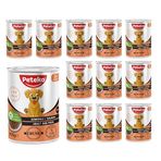 Peteko Yetişkin Köpek Somonlu ve Jöleli Konserve Mama 400 Gr x 12 adet