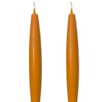 Petekoğlu Balmumu Mum (2 Adet) Şamdan Mumu Mermi Formunda Masa Mumu 22 Cm Bees wax