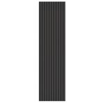 petels Antrasit gri 60x245 Cm Renk Akustik Ahşap Duvar Paneli (8mm Mdflam-4mm Keçe)