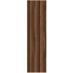 petels hareli koyu 60x245 Cm Meşe Renk Akustik Ahşap Duvar Paneli