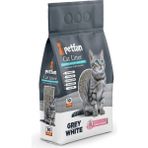 Petfan Grey&White Bebek Pudralı İnce Taneli Kedi Kumu 10 Lt