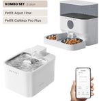 Petfit Aqua Flow WiFi Akıllı Kedi Köpek Su Pınarı +Petfit CatMax Pro Plus 5L WiFi Akıllı Otomatik Mama Kabı