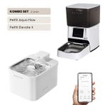 Petfit Aqua Flow WiFi Akıllı Otomatik Kedi Köpek Su Pınarı - Petfit Elevate X 4L WiFi Akıllı Otomatik Mama Kabı