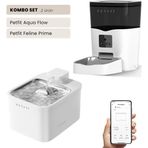 Petfit Aqua Flow WiFi Akıllı Otomatik Kedi Köpek Su Pınarı+Petfit Feline Prime 3L WiFi Akıllı Mama Kabı