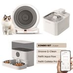 Petfit Groove Q-Clean Akıllı Otomatik Kedi Tuvaleti+ Aqua Flow Akıllı Su Pınarı+ Catmax Proplus Mama Kabı