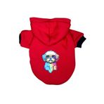 PetiliDünya Dog colors Kapişonlu Polar Sweatshirt Köpek Ve Kedi Kıyafeti & Elbisesi