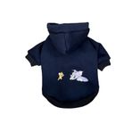 PetiliDünya tom & jerry Kapişonlu Polar Sweatshirt Köpek Ve Kedi Kıyafeti & Elbisesi