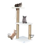 Petilux Welsoft Kumaş Kaplı Jüt İpli Kedi Tırmalama Oyun Alanı