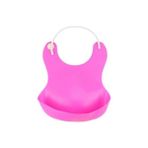 Petinka Petinka® Çocuk Bebek Mama Önlüğü Dökülme Engelleyici Bükülebilir Pembe - Standart