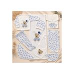 Petino Erkek Bebek Hastane Çıkışı 10’lu Set Arabalı Ayıcık Nakışlı