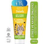 Petiola Stres ve Kaygı Giderici, Tüy Yumağı ve Kusma Önleyici Multivitamin Kedi Malt Macun 100 gr