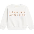 Petit Coral Ekru Pasta Sweatshirt - 7 - 8 Yaş