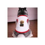 petite pati Beyaz Wanted Poddle Köpek Tshirt Köpek Kıyafeti (%100 Pamuk Penye) Kucuk ve Buyuk irklar