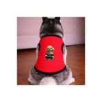 petite pati Kirmizi Wanted Poddle Köpek Tshirt Köpek Kıyafeti (%100 Pamuk Penye) Kucuk ve Buyuk irklar