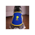 petite pati Mavi Kanarya Köpek Tshirt Köpek Kıyafeti (%100 Pamuk Penye) Kucuk ve Buyuk irklar