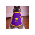 petite pati Mor Kanarya Köpek Tshirt Köpek Kıyafeti (%100 Pamuk Penye) Kucuk ve Buyuk irklar