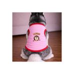 petite pati Pembe Taz Köpek Tshirt Köpek Kıyafeti (%100 Pamuk Penye) Kucuk ve Buyuk irklar