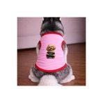 petite pati Pembe Wanted Poddle Köpek Tshirt Köpek Kıyafeti (%100 Pamuk Penye) Kucuk ve Buyuk irklar