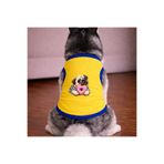 petite pati Sari Donut Köpek Tshirt Köpek Kıyafeti (%100 Pamuk Penye) Kucuk ve Buyuk irklar