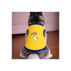petite pati Sari Naruto Köpek Tshirt Köpek Kıyafeti (%100 Pamuk Penye) Kucuk ve Buyuk irklar