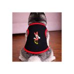 petite pati Siyah Minnie Köpek Tshirt Köpek Kıyafeti (%100 Pamuk Penye) Kucuk ve Buyuk irklar