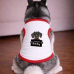 Petite Pati Siyah Wanted Akita Köpek Tshirt Köpek Kıyafeti (%100 Pamuk Penye) Kucuk ve Buyuk Irklar