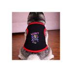 petite pati Siyah What Köpek Tshirt Köpek Kıyafeti (%100 Pamuk Penye) Kucuk ve Buyuk irklar